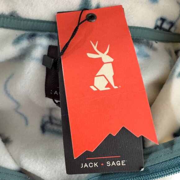 Jack Sage Lifty Ivory Fleece Pullover Womens XL Quarter Zip Ski NWT FS-1420 - Picture 7 of 10